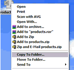 Copy To Folder/Move To  Folder